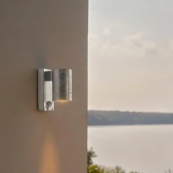 Nordlux Utelamper Til Kystområder|Utelamper Med Opp/Ned Lys<Tin maxi vegglampe utendørs ned IP54 - Sensor