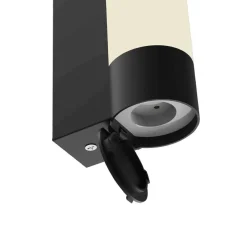 NorDesign Baderomsbelysning Vegg<Titan 40 vegglampe for baderom 12W 2700 Kelvin IP44 m/stikkontakt - Dimbar