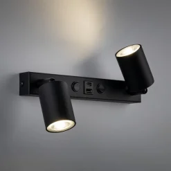 TK Lighting Vegglamper Med Usb<Top vegglampe med USB