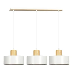 Emibig Kjøkkenbelysning Tak|Takpendler<Torin trippel takpendel - Hvit/Tre