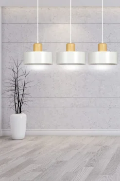 Emibig Kjøkkenbelysning Tak|Takpendler<Torin trippel takpendel - Hvit/Tre