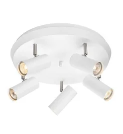 Marksløjd Kjøkkenbelysning Tak|Spotter & Skinner<Torino taklampe 5 lys - Hvit - Hvit