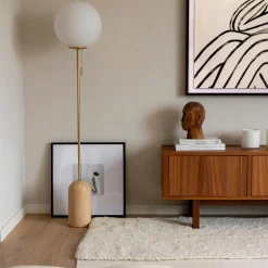 Globen Lighting Interiørlamper Gulv<Torrano gulvlampe - Travertine