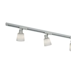 Ms - belysning Kjøkkenbelysning Tak|Trackline Conic<Trackline Vetro 1,5 meter 5 spotter - Hvit
