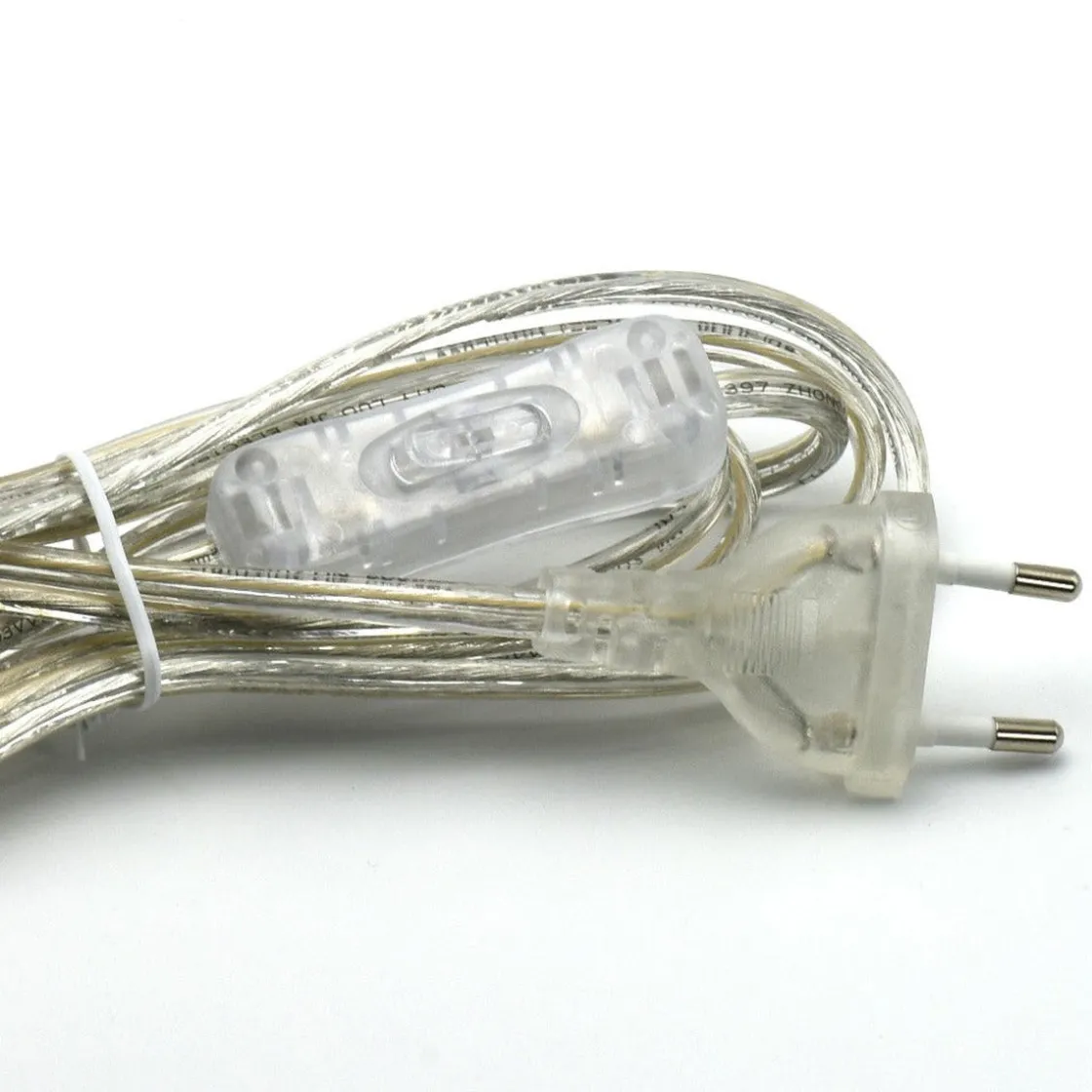 NorDesign Tilbehør Lamper<Transparent ledning m/bryter & støpsel