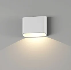 NorDesign Utelamper Med Opp/Ned Lys<Trem K1 vegglampe 7W 3000 Kelvin - Dimbar