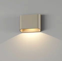 NorDesign Utelamper Med Opp/Ned Lys<Trem K1 vegglampe 7W 3000 Kelvin - Dimbar