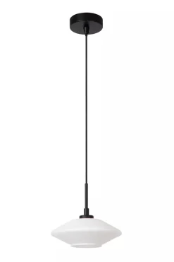 Lucide Kjøkkenbelysning Tak|Takpendler<Trevor takpendel 20 cm - Svart/Opal