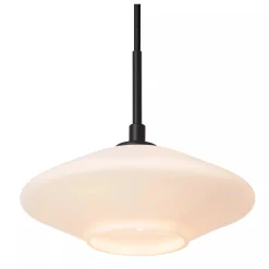 Lucide Kjøkkenbelysning Tak|Takpendler<Trevor takpendel 20 cm - Svart/Opal