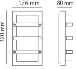Sg Armaturen As Lightup-Pris|Utelamper - Veggskjold / Plafond<Trio utelampe E27