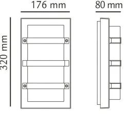 Sg Armaturen As Lightup-Pris|Utelamper - Veggskjold / Plafond<Trio utelampe E27