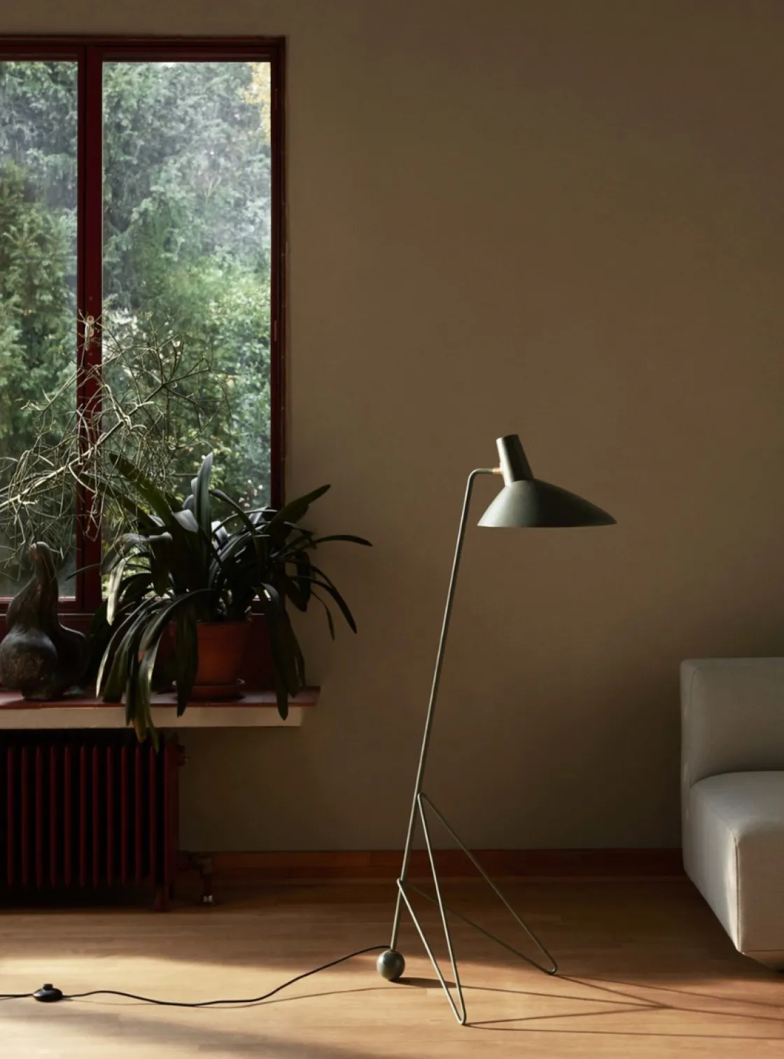 &Tradition Leselamper Gulv<Tripod Gulvlampe HM8