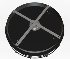 Reality Takvifter<Trondheim takvifte 4 lys m/fjernkontroll - Svart/Trefarget