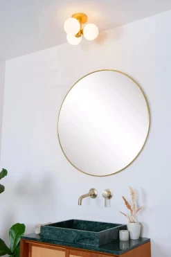 Lucide Baderomsbelysning Tak|Kjøkkenbelysning Tak<Trudy taklampe 28cm 3-lys IP44