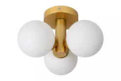 Lucide Baderomsbelysning Tak|Kjøkkenbelysning Tak<Trudy taklampe 28cm 3-lys IP44