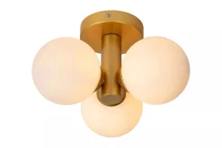 Lucide Baderomsbelysning Tak|Kjøkkenbelysning Tak<Trudy taklampe 28cm 3-lys IP44