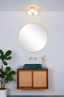 Lucide Baderomsbelysning Tak|Kjøkkenbelysning Tak<Trudy taklampe 28cm 3-lys IP44