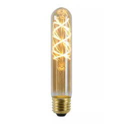 Lucide Led-Pærer E27 Sokkel<Tube E27 Filament LED T32 5W 2200K 15 cm dimbar - Amber