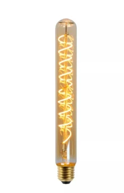 Lucide Led-Pærer E27 Sokkel<Tube E27 Filament LED 5W 2200K T32 25cm dimbar - Amber