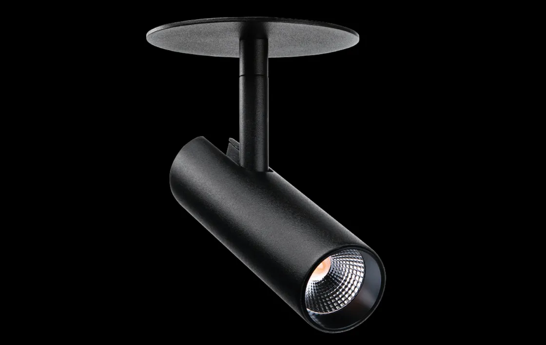 Sg Armaturen As Lightup-Pris|Kjøkkenbelysning Tak<Tube Micro R takspot for innfelling 12W 2000-2800K dim to warm