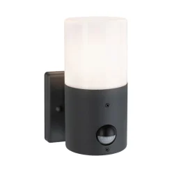 Paulmann Utelamper - Klassiske Vegglamper<Tube vegglampe utendørs IP44 - Sensor