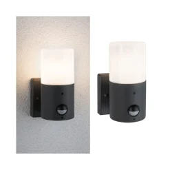 Paulmann Utelamper - Klassiske Vegglamper<Tube vegglampe utendørs IP44 - Sensor