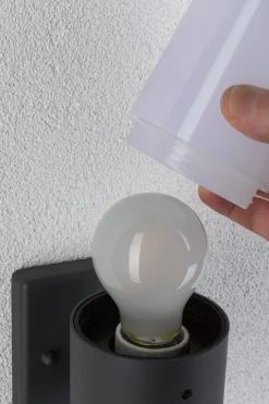 Paulmann Utelamper - Klassiske Vegglamper<Tube vegglampe utendørs IP44 - Sensor