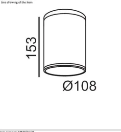 Lucide Taklamper Ute|Utendørs Downlights<Tubix takspot utendørs IP54 E27