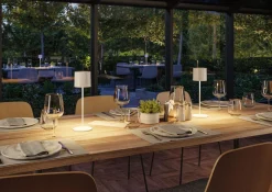 Paulmann Oppladbare Bordlamper<Tuni portabel bordlampe oppladbar 2,8W 2700 Kelvin IP44