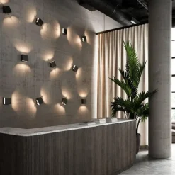 Nordlux Utelamper Med Opp/Ned Lys|Baderomsbelysning Vegg<Turn vegglampe opp/ned IP54