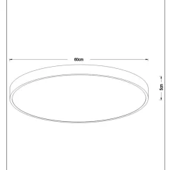 Lucide Kjøkkenbelysning Tak|Taklamper / Takplafonder<Unar taklampe Ø60cm 3 step dim