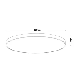 Lucide Kjøkkenbelysning Tak|Taklamper / Takplafonder<Unar taklampe Ø80cm 3 step dim