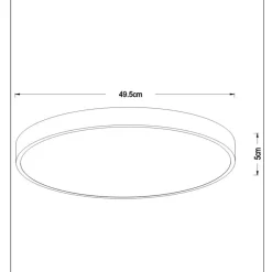 Lucide Kjøkkenbelysning Tak|Taklamper / Takplafonder<Unar taklampe Ø50cm 3 step dim
