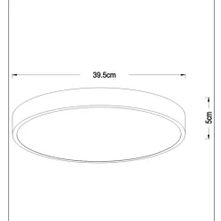 Lucide Kjøkkenbelysning Tak|Taklamper / Takplafonder<Unar taklampe Ø39,5cm 3 step dim