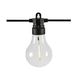 Marksløjd Unite 12 System<Unite 12 Lysslynge 5 meter med 10 lys 3,6W 2700 Kelvin utendørs IP44 - Utbyggbar -