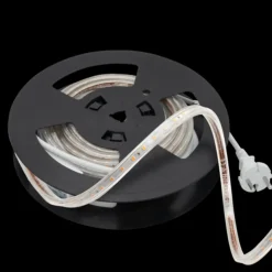 Norlux Led-Strips|Led Strips<230V LED-Strip 9,2W 3000K IP65 Dimbar m/stikkontakt - 50 meter