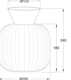 Aneta Lighting Taklamper / Takplafonder<Vanja taklampe 20 cm