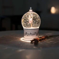 Konstsmide Juledekorasjon|Julelykter<Vannfylt lykt ballerina roterende med musikk