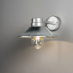 Konstsmide Utelamper Til Kystområder|Utelamper - Klassiske Vegglamper<Vega vegglampe utendørs IP54 - stål