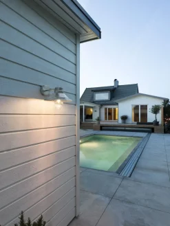 Konstsmide Utelamper Til Kystområder|Utelamper - Klassiske Vegglamper<Vega vegglampe utendørs IP54 - stål