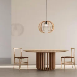 TK Lighting Kjøkkenbelysning Tak|Takpendler<Venus wood takpendel 46 cm