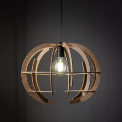 TK Lighting Kjøkkenbelysning Tak|Takpendler<Venus wood takpendel 46 cm