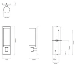 Astro Lighting Baderomsbelysning Vegg<Verona vegglampe baderom IP44