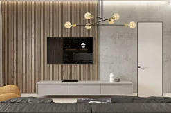 Emibig Kjøkkenbelysning Tak|Takpendler<Vesio takpendel 6 lys - Svart/Gullfarget