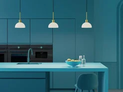 Herstal Kjøkkenbelysning Tak|Takpendler<Vienda takpendel 20 cm - Hvit/Messing