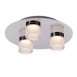 Ms - belysning Baderomsbelysning Tak|Kjøkkenbelysning Tak<Vilmer taklampe for baderom 3 x 5W 3000 Kelvin IP21 - Dimbar