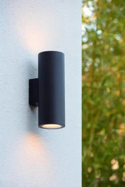 Lucide Utelamper Med Opp/Ned Lys<Volantis vegglampe utendørs opp/ned IP54 E27 -