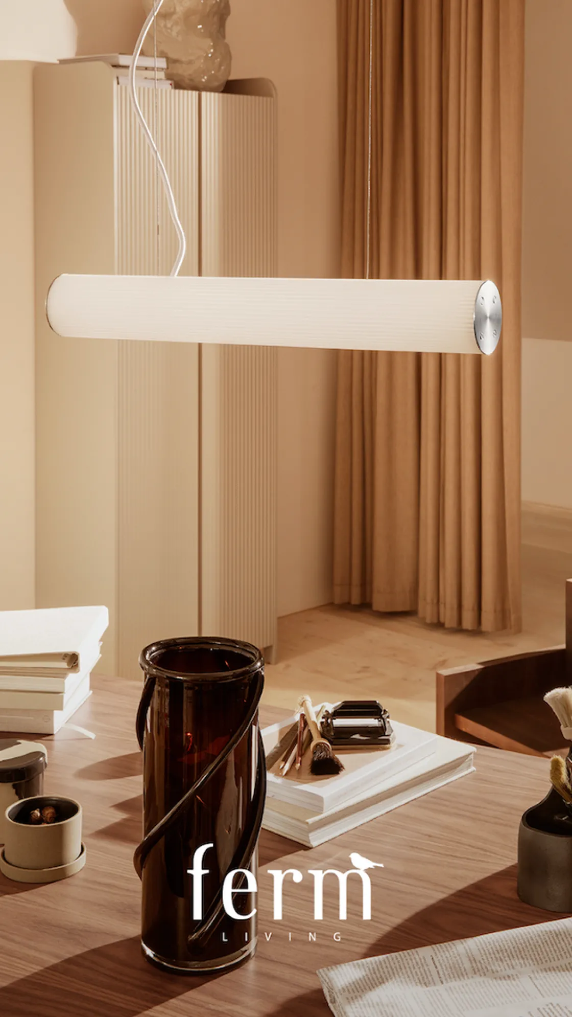 Ferm Living Kjøkkenbelysning Tak|Takpendler<Vuelta takpendel 60cm - hvit /Stål