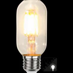 Star Trading Led-Lyspærer Med Sensor/Skumringsrelé|Led-Pærer E27 Sokkel<4W E27 LED med sensor 2100K 45mm