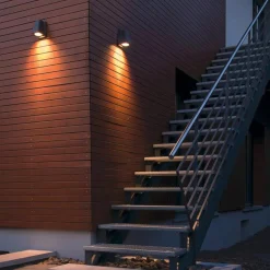 Slv Utelamper Med Opp/Ned Lys<Wallyx vegglampe utendørs IP44